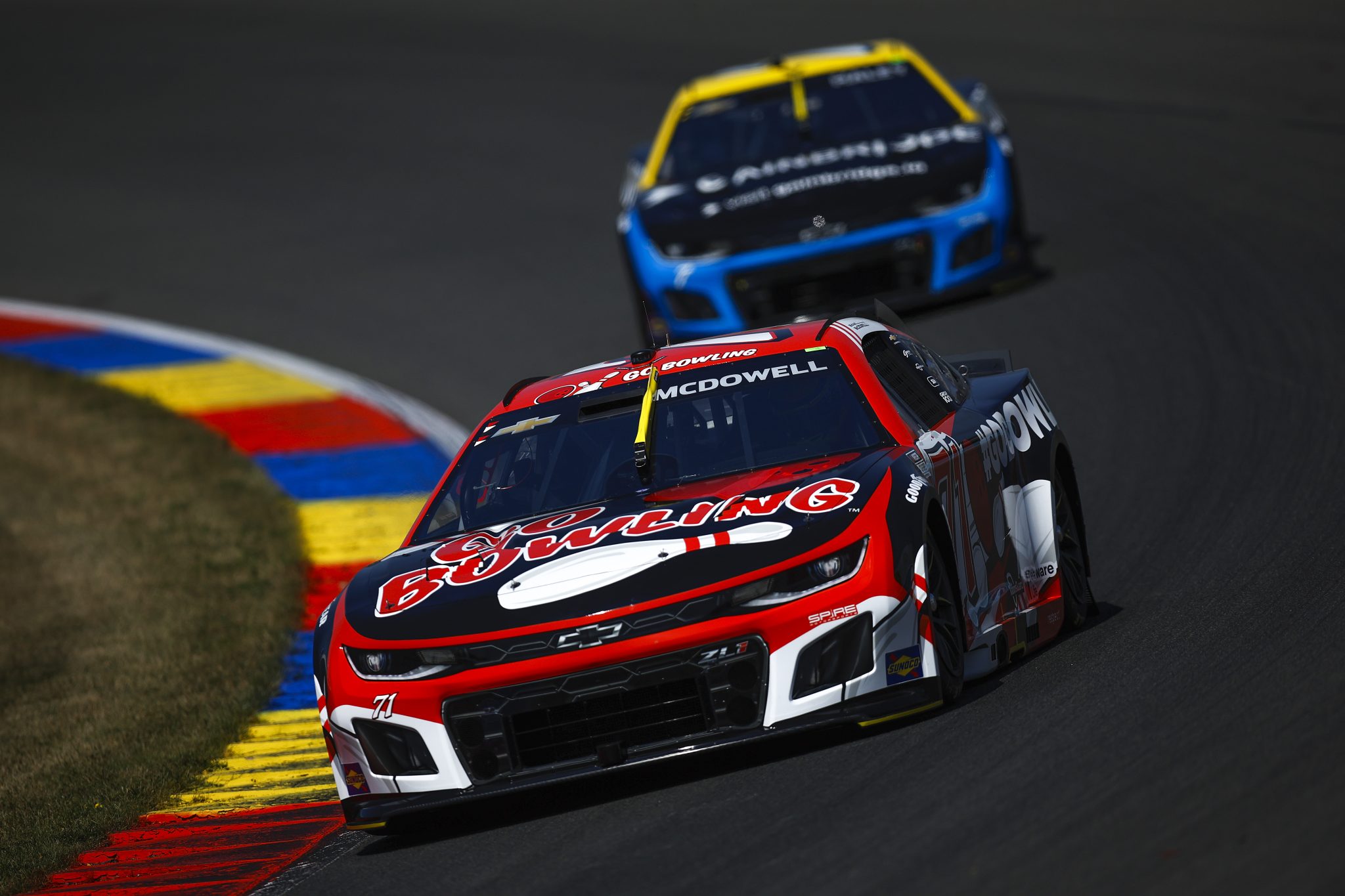 WATKINS GLEN, NEW YORK - AUGUST 09: Michael McDowell, driver of the #71 Go Bowling Chevrolet, drives during practice for the NASCAR Cup Series Go Bowling at The Glen at Watkins Glen International on August 09, 2025 in Watkins Glen, New York. (Photo by Sean Gardner/Getty Images) | Getty Images