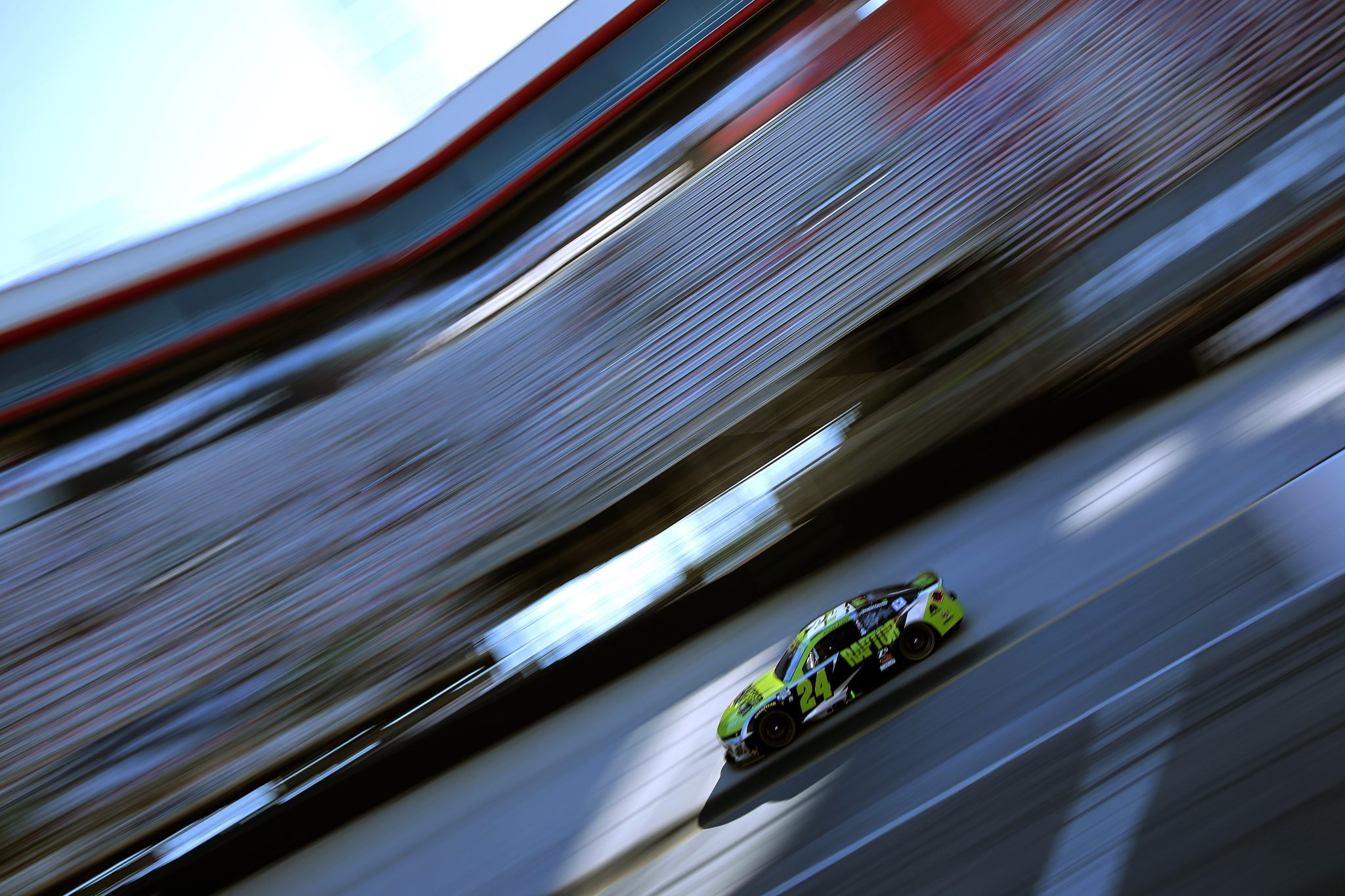 BRISTOL, TENNESSEE - SEPTEMBER 12: William Byron, driver of the #24 Raptor Chevrolet, drives during practice for the NASCAR Cup Series Bass Pro Shops Night Race at Bristol Motor Speedway on September 12, 2025 in Bristol, Tennessee. (Photo by Jonathan Bachman/Getty Images) | Getty Images