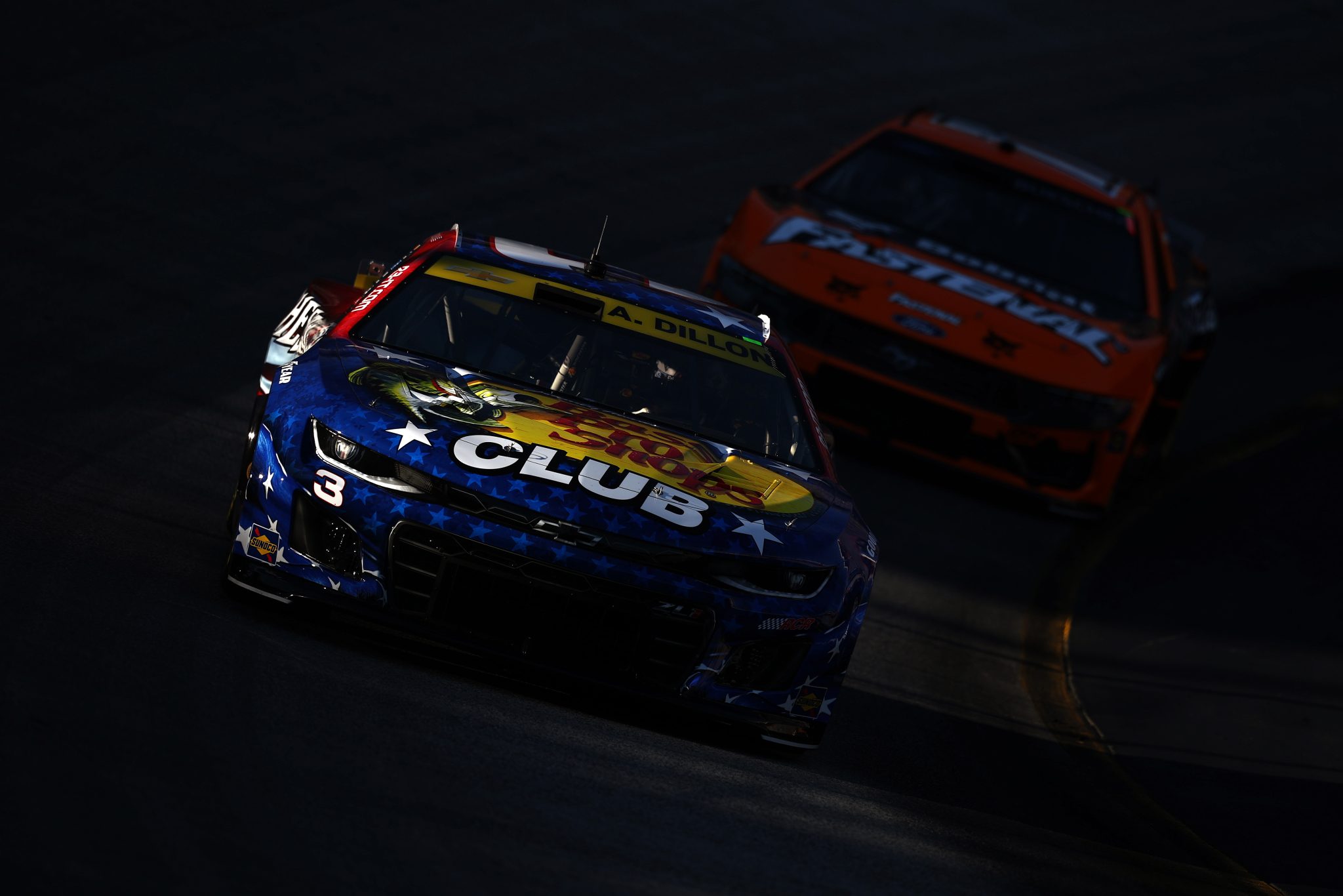 BRISTOL, TENNESSEE - SEPTEMBER 12: Austin Dillon, driver of the #3 Bass Pro Shops/Winchester Chevrolet, drives during practice for the NASCAR Cup Series Bass Pro Shops Night Race at Bristol Motor Speedway on September 12, 2025 in Bristol, Tennessee. (Photo by Jared C. Tilton/Getty Images) | Getty Images