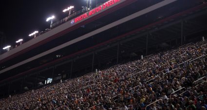 BRISTOL, TENNESSEE - SEPTEMBER 13: A general view of the grandstands during the NASCAR Cup Series Bass Pro Shops Night Race at Bristol Motor Speedway on September 13, 2025 in Bristol, Tennessee. (Photo by Jonathan Bachman/Getty Images) | Getty Images