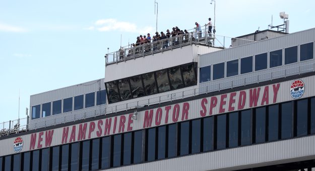 LOUDON, NEW HAMPSHIRE - JULY 14: A general view of of spotters during practice for the NASCAR Xfinity Series Ambetter Health 200 at New Hampshire Motor Speedway on July 14, 2023 in Loudon, New Hampshire. (Photo by Meg Oliphant/Getty Images) | Getty Images