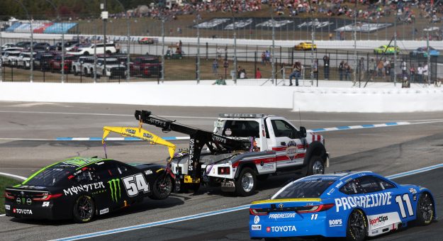 Visit Joe Gibbs comments on Denny Hamlin, Ty Gibbs contact at New Hampshire UPDATE page