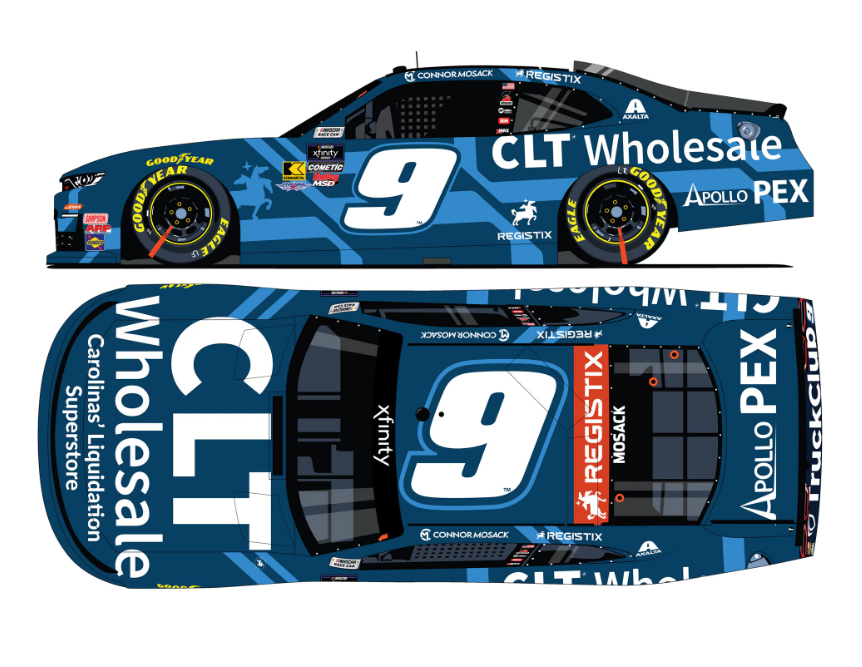 2025 #9 JR Motorsports Xfinity Series Paint Schemes - Jayski's