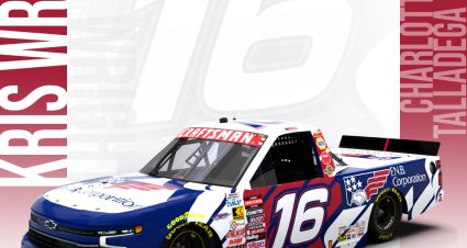 Kris Wright’s 2025 #16 F.N.B. Corporation Chevrolet paint scheme.