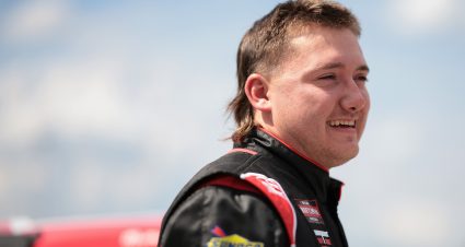 LEBANON, TENNESSEE - JUNE 28: Brenden Queen, driver of the #1 Best Repair Company Toyota, waits on the grid during qualifying for the NASCAR Craftsman Truck Series Rackley Roofing 200 at Nashville Superspeedway on June 28, 2024 in Lebanon, Tennessee. (Photo by James Gilbert/Getty Images) | Getty Images
