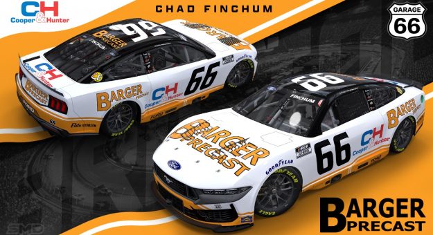 Visit Barger Precast sponsoring Garage 66, Chad Finchum at Bristol page