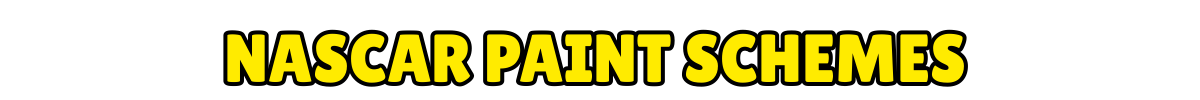 Nascar Paint Schemes 1200x100