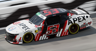 David Starr competing for Joey Gase Motorsports at Daytona