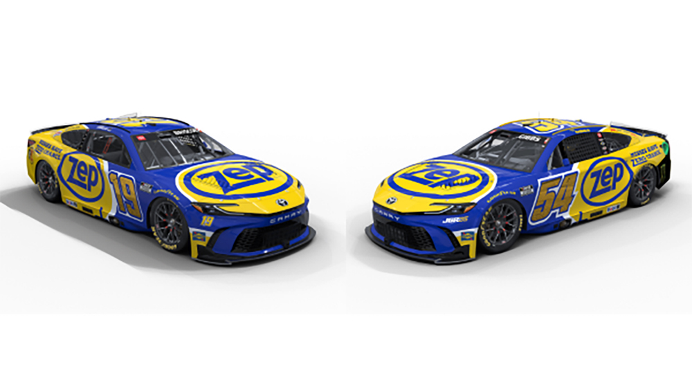 Joe Gibbs Racing Announces Zep NASCAR Cup Series Sponsorship for 2026. Image supplied by Joe Gibbs Racing