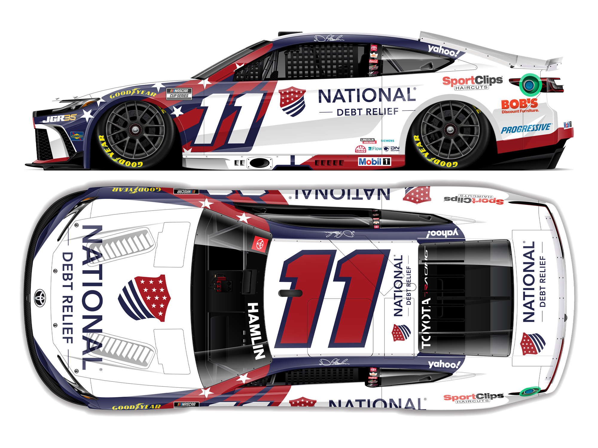 Denny Hamlin National Debt Relief