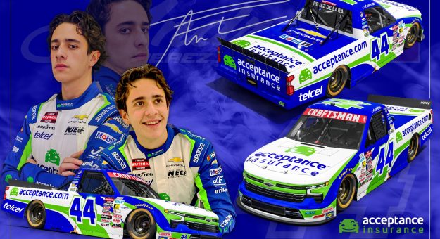 Visit Acceptance Insurance, Niece Motorsports announce new partnership with Andrés Pérez de Lara page