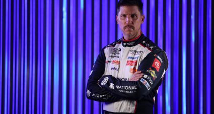 CHARLOTTE, NORTH CAROLINA - JANUARY 21: Denny Hamlin poses for a photo during NASCAR Production Days at Charlotte Convention Center on January 21, 2026 in Charlotte, North Carolina. (Photo by Chris Graythen/Getty Images) | Getty Images
