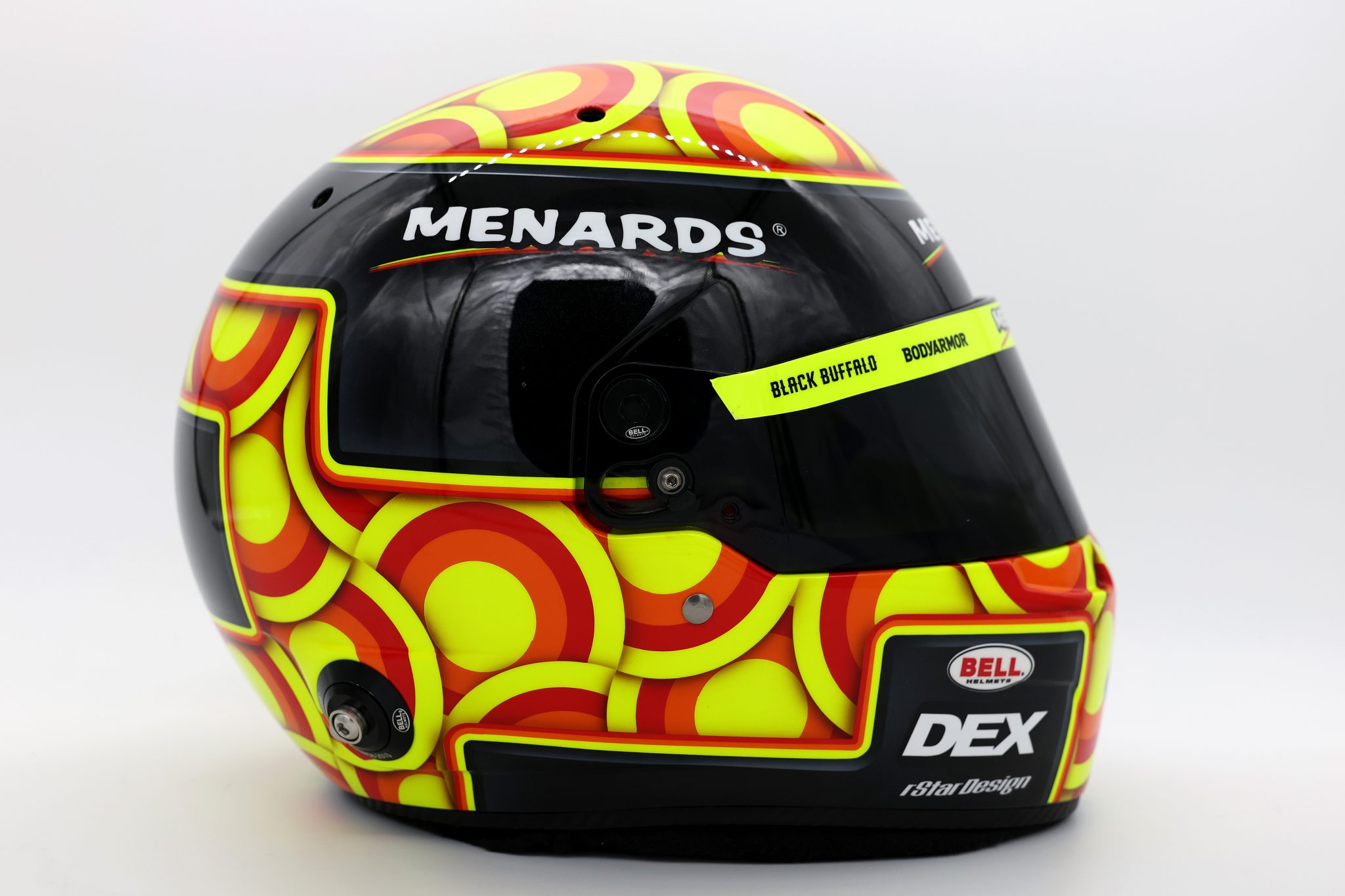 CHARLOTTE, NORTH CAROLINA - JANUARY 21: A detail view of the helmet worn by Ryan Blaney during at Charlotte Convention Center on January 22, 2026 in Charlotte, North Carolina. (Photo by David Jensen/Getty Images) | Getty Images