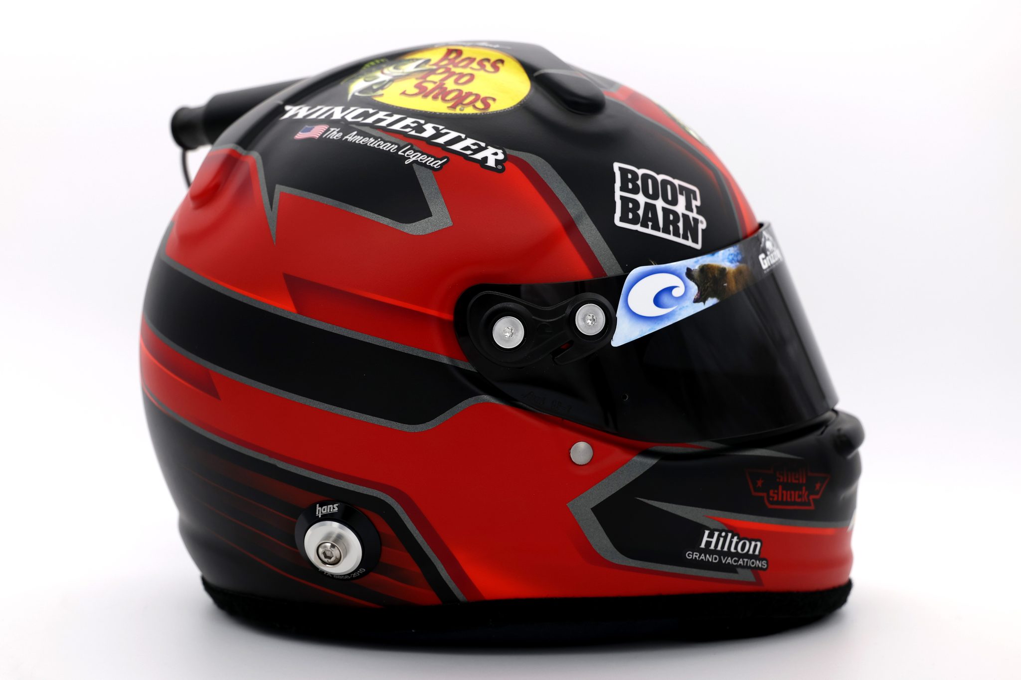 CHARLOTTE, NORTH CAROLINA - JANUARY 21: A detail view of the helmet worn by Austin Dillon during at Charlotte Convention Center on January 22, 2026 in Charlotte, North Carolina. (Photo by David Jensen/Getty Images) | Getty Images