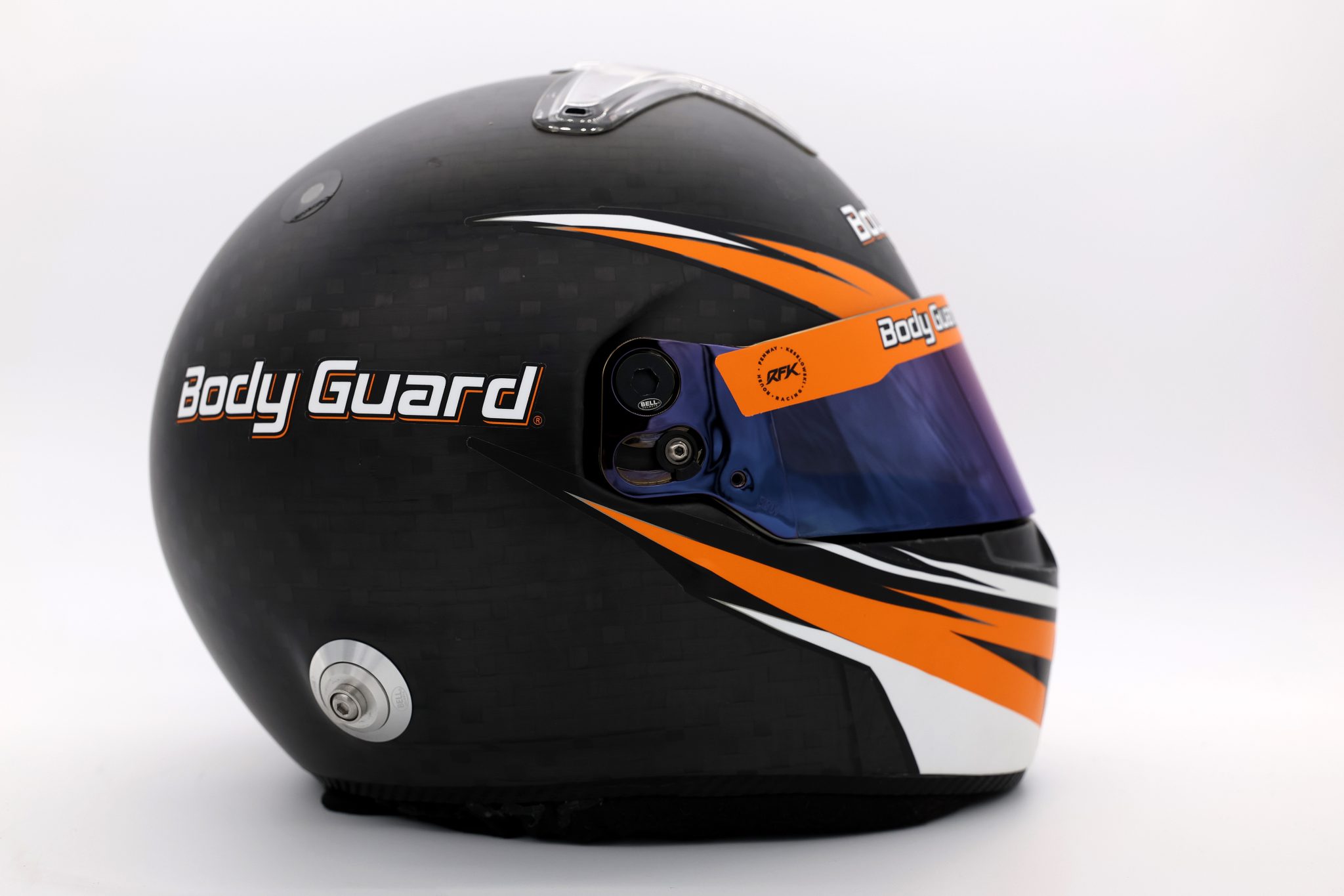 CHARLOTTE, NORTH CAROLINA - JANUARY 21: A detail view of the helmet worn by Chris Buescher during at Charlotte Convention Center on January 22, 2026 in Charlotte, North Carolina. (Photo by David Jensen/Getty Images) | Getty Images