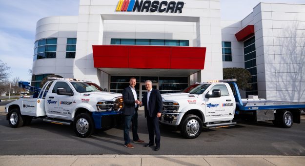 Visit Miller Industries becomes official towing and recovery equipment partner of NASCAR page
