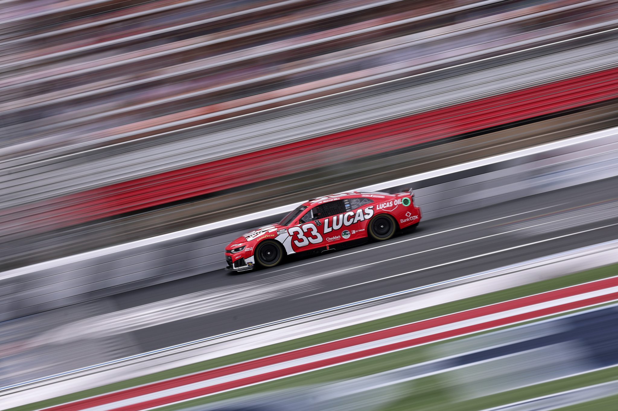 CONCORD, NORTH CAROLINA - OCTOBER 11: Austin Hill, driver of the #33 Lucas Oil Chevrolet, drives during the NASCAR Cup Series Bank of America 400 at Charlotte Motor Speedway on October 11, 2026 in Concord, North Carolina. (Photo by David Jensen/Getty Images) | Getty Images