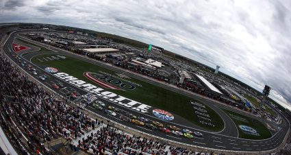 CONCORD, NORTH CAROLINA - OCTOBER 11: A general view of racing during the NASCAR Cup Series Bank of America 400 at Charlotte Motor Speedway on October 11, 2026 in Concord, North Carolina. (Photo by Jared C. Tilton/Getty Images) | Getty Images