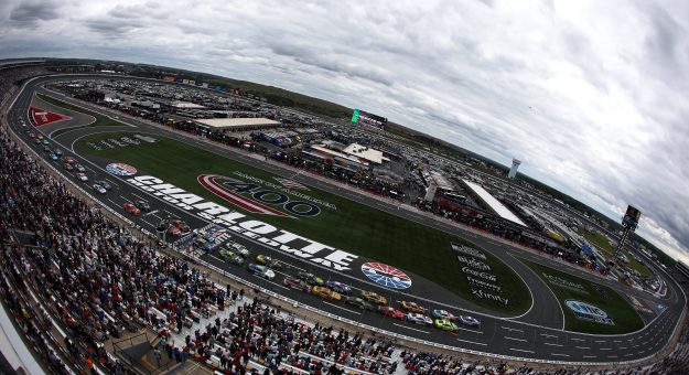 CONCORD, NORTH CAROLINA - OCTOBER 11: A general view of racing during the NASCAR Cup Series Bank of America 400 at Charlotte Motor Speedway on October 11, 2026 in Concord, North Carolina. (Photo by Jared C. Tilton/Getty Images) | Getty Images