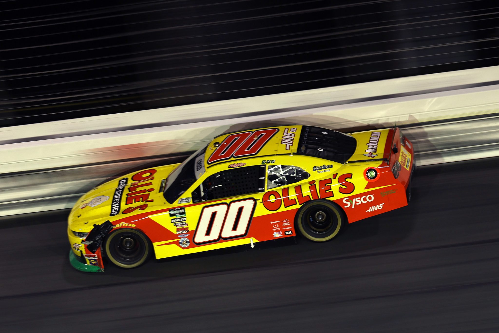 CONCORD, NORTH CAROLINA - OCTOBER 11: Sheldon Creed, driver of the #00 Ollie's Chevrolet, drives during the NASCAR O'Reilly Auto Parts Series Blue Cross NC 300 at Charlotte Motor Speedway on October 11, 2026 in Concord, North Carolina. (Photo by David Jensen/Getty Images) | Getty Images