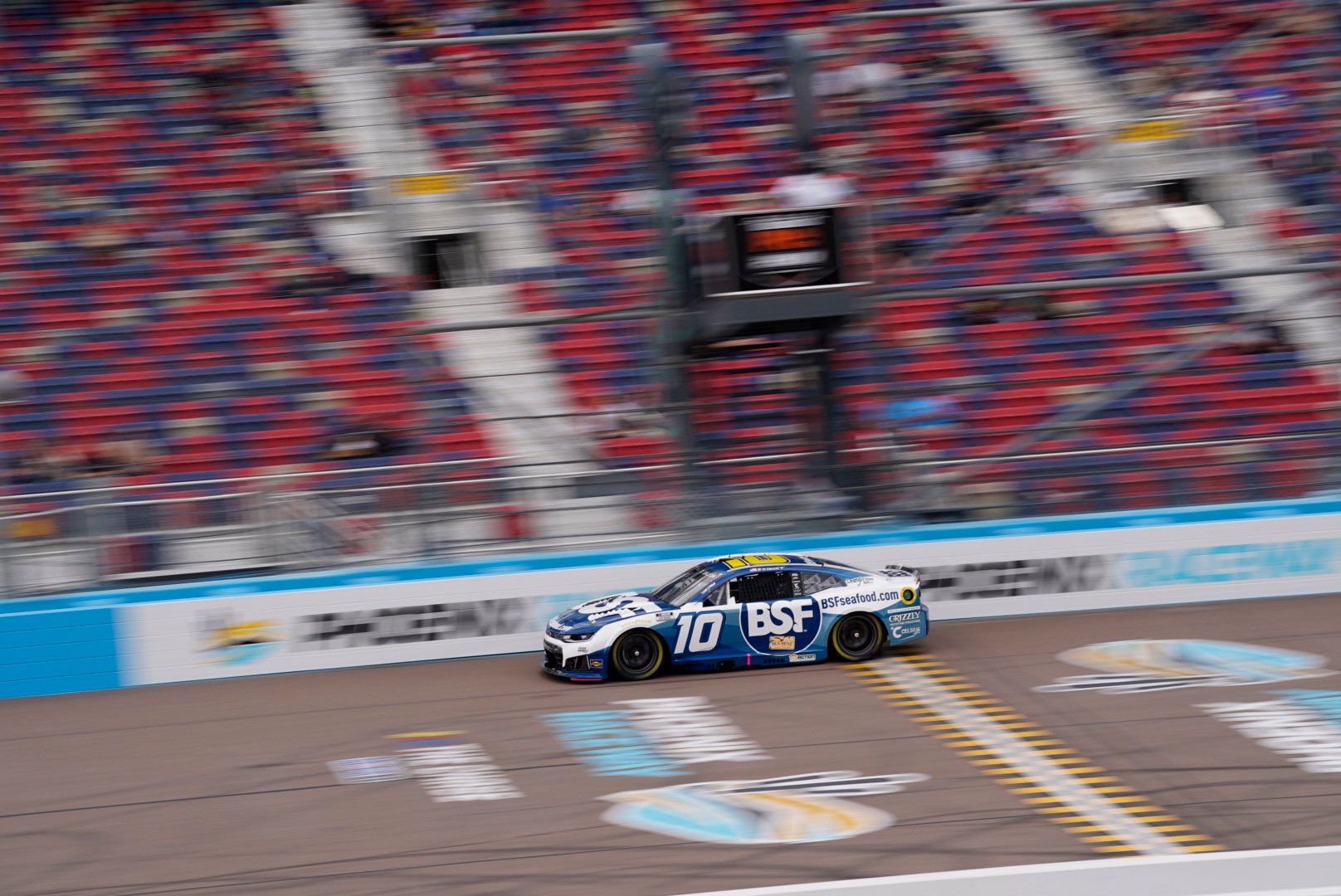 AVONDALE, ARIZONA - OCTOBER 17: Ty Dillon, driver of the #10 Sea Best Chevrolet, drives during practice for the NASCAR Cup Series Freeway Insurance 500 at Phoenix Raceway on October 17, 2026 in Avondale, Arizona. (Photo from Kaulig Racing)