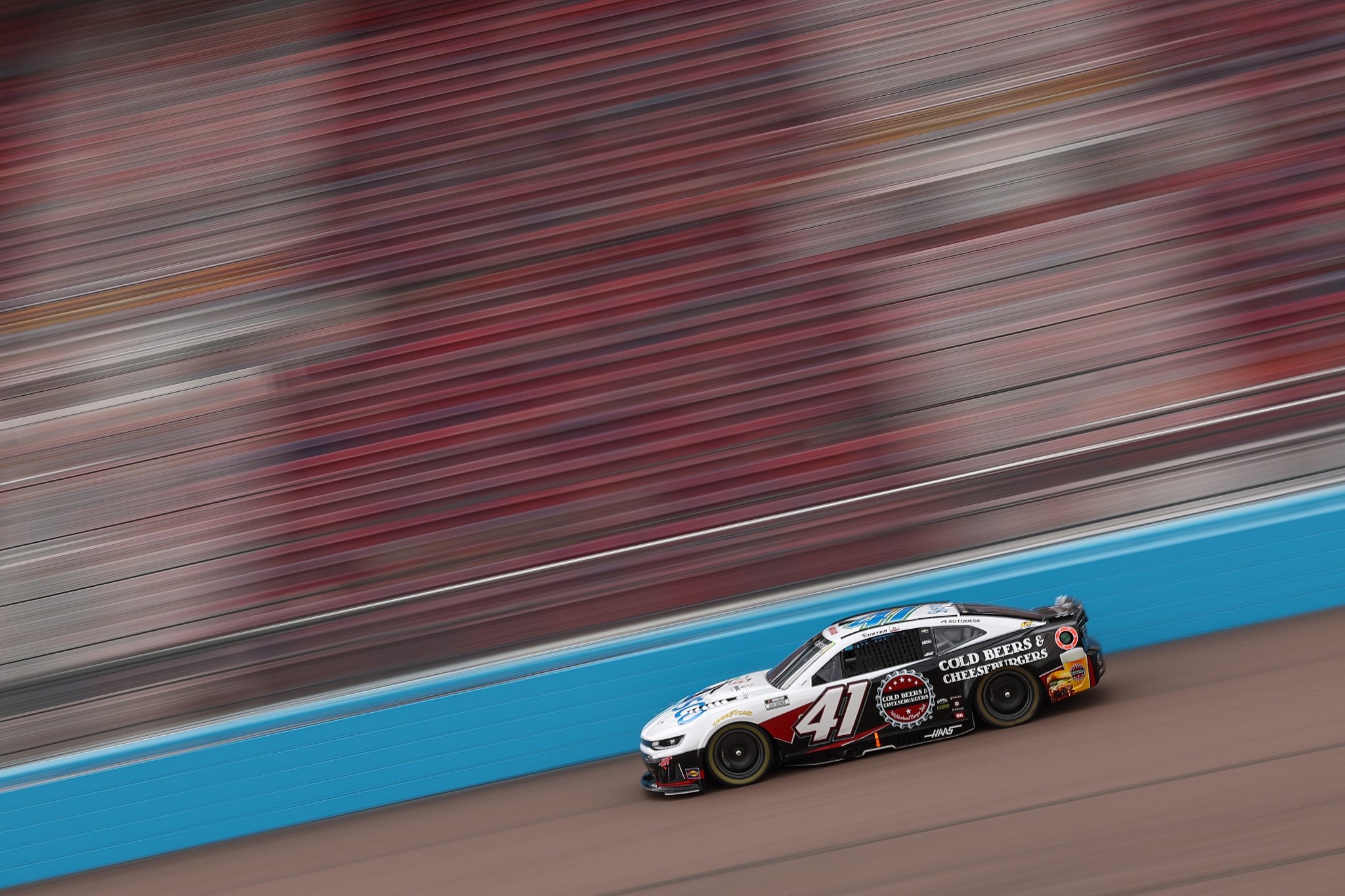 AVONDALE, ARIZONA - OCTOBER 17: Cole Custer, driver of the #41 Sysco/Cold Beers & Cheeseburgers Chevrolet, drives during practice for the NASCAR Cup Series Freeway Insurance 500 at Phoenix Raceway on October 17, 2026 in Avondale, Arizona. (Photo by Meg Oliphant/Getty Images) | Getty Images