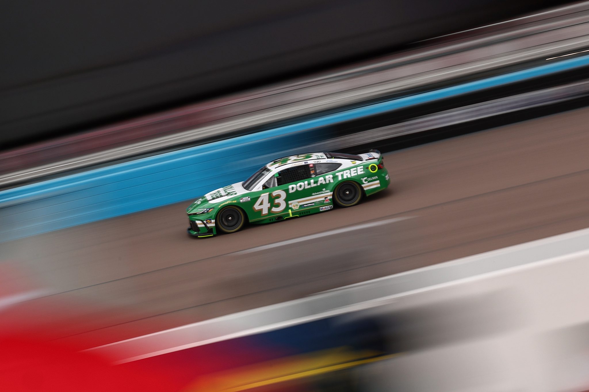 AVONDALE, ARIZONA - OCTOBER 17: Erik Jones, driver of the #43 Dollar Tree Toyota, drives during practice for the NASCAR Cup Series Freeway Insurance 500 at Phoenix Raceway on October 17, 2026 in Avondale, Arizona. (Photo by Meg Oliphant/Getty Images) | Getty Images
