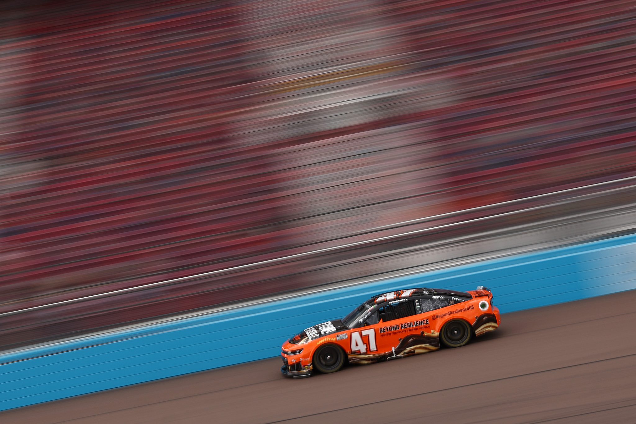 AVONDALE, ARIZONA - OCTOBER 17: Ricky Stenhouse Jr., driver of the #47 Beyond Resilience Chevrolet, drives during practice for the NASCAR Cup Series Freeway Insurance 500 at Phoenix Raceway on October 17, 2026 in Avondale, Arizona. (Photo by Meg Oliphant/Getty Images) | Getty Images