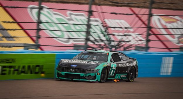 AVONDALE, ARIZONA - OCTOBER 17: Brad Keselowski, driver of the #6 BuildSubmarines.com Ford, drives during practice for the NASCAR Cup Series Freeway Insurance 500 at Phoenix Raceway on October 17, 2026 in Avondale, Arizona. (Photo from RFK Racing)