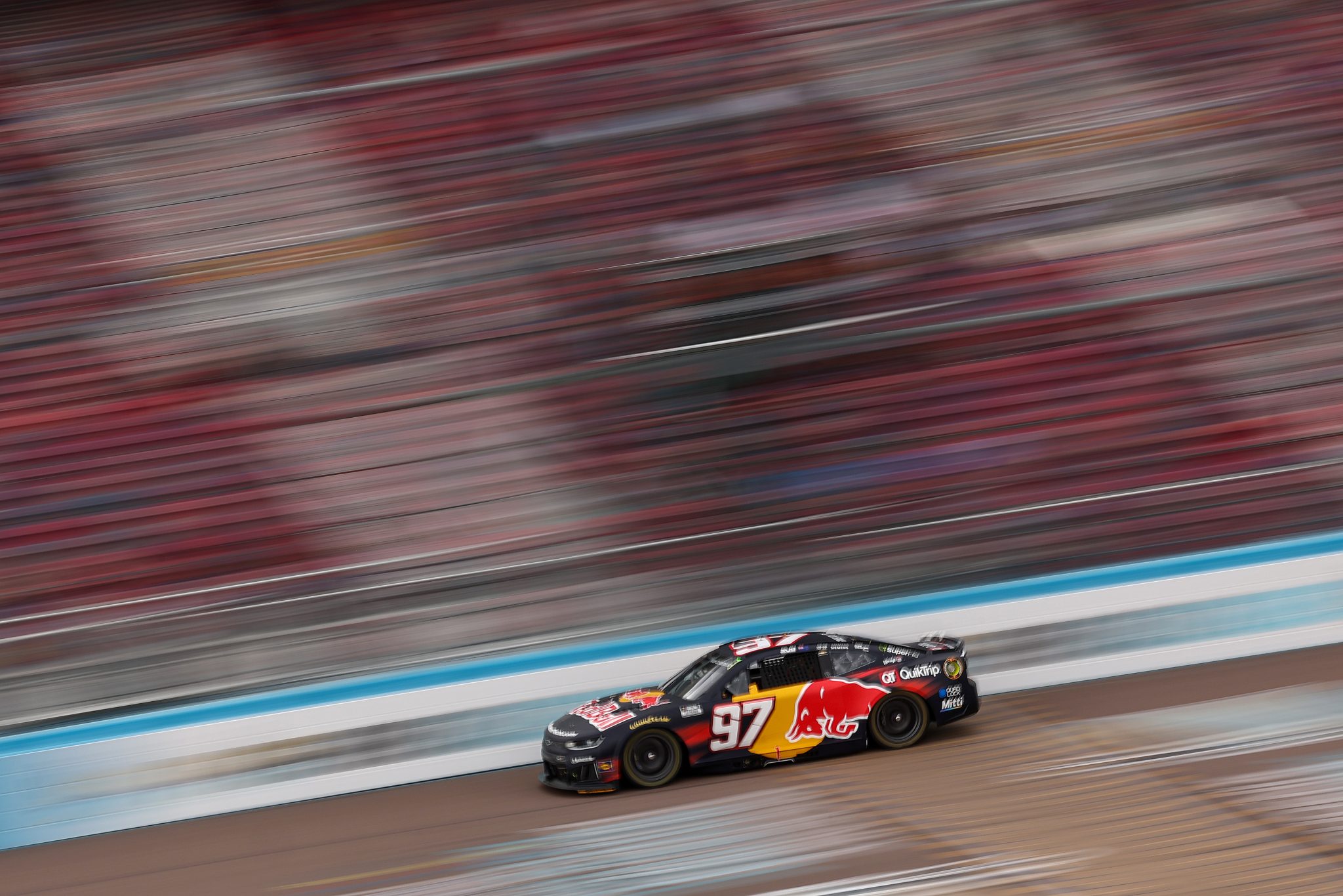AVONDALE, ARIZONA - OCTOBER 17: Shane Van Gisbergen, driver of the #97 Red Bull Chevrolet, drives during practice for the NASCAR Cup Series Freeway Insurance 500 at Phoenix Raceway on October 17, 2026 in Avondale, Arizona. (Photo by Meg Oliphant/Getty Images) | Getty Images