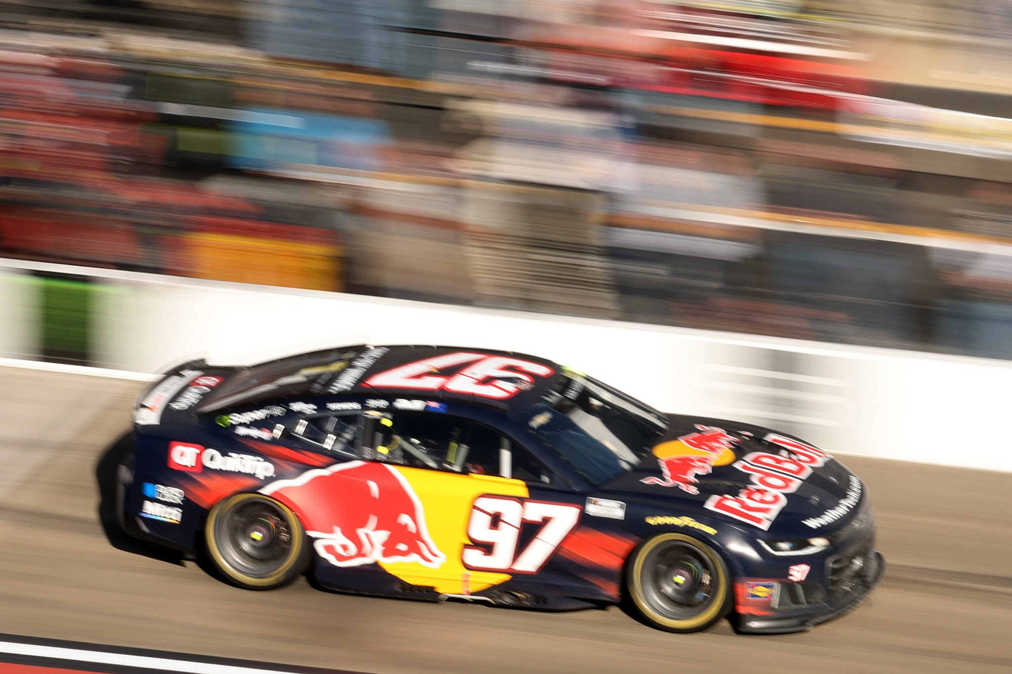 TALLADEGA, ALABAMA - OCTOBER 25: Shane Van Gisbergen, driver of the #97 Red Bull Chevrolet, pits during the NASCAR Cup Series YellaWood 500 at Talladega Superspeedway on October 25, 2026 in Talladega, Alabama. (Photo by Scott Taetsch/Getty Images) | Getty Images