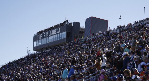 TALLADEGA, ALABAMA - OCTOBER 25: Fans look on during the NASCAR Cup Series YellaWood 500 at Talladega Superspeedway on October 25, 2026 in Talladega, Alabama. (Photo by Sean Gardner/Getty Images) | Getty Images