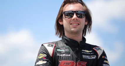 LEBANON, TENNESSEE - MAY 30: Kyle Sieg, driver of the #28 Sustainachem Chevrolet, looks on during practice for the NASCAR O'Reilly Auto Parts Series  Sports Illustrated Resorts 250 at Nashville Superspeedway on May 30, 2026 in Lebanon, Tennessee. (Photo by Jonathan Bachman/Getty Images) | Getty Images