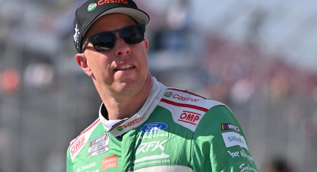 MADISON, ILLINOIS - SEPTEMBER 12: Brad Keselowski, driver of the #6 Castrol Ford, looks on during qualifying for the NASCAR Cup Series Enjoy Illinois 300 at WWT Raceway on September 12, 2026 in Madison, Illinois. (Photo by Amy Kontras/Getty Images) | Getty Images