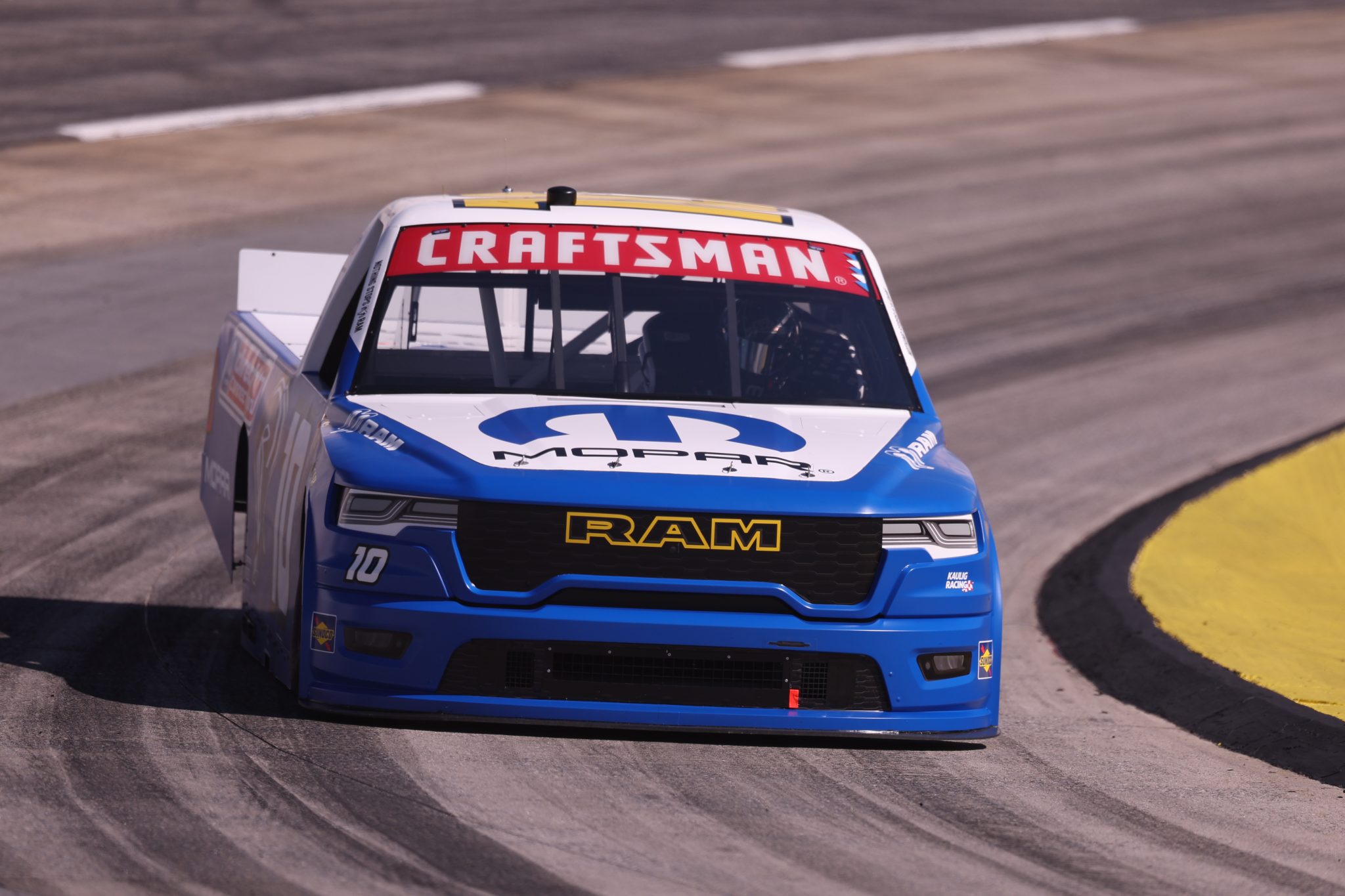 MARTINSVILLE, VIRGINIA - OCTOBER 30: Corey LaJoie, driver of the #10 Mopar RAM, practices for the NASCAR Craftsman Truck Series Black's Tire 200 presented by Down East Heating & Air Conditioning at Martinsville Speedway on October 30, 2026 in Martinsville, Virginia. (Photo by David Jensen/Getty Images) | Getty Images