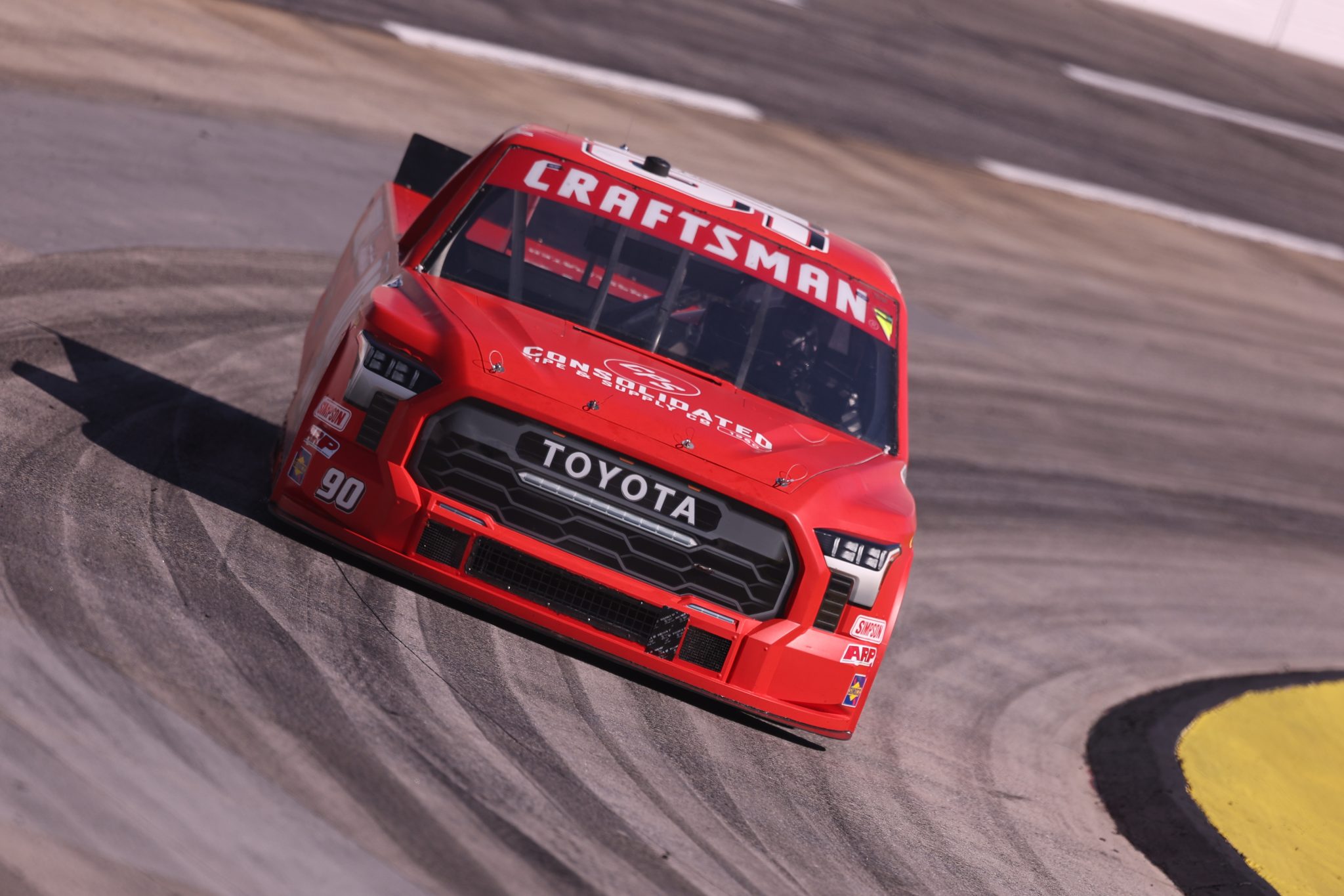 MARTINSVILLE, VIRGINIA - OCTOBER 30: Justin Carroll, driver of the #90 Carroll's Automotive Toyota, practices for the NASCAR Craftsman Truck Series Black's Tire 200 presented by Down East Heating & Air Conditioning at Martinsville Speedway on October 30, 2026 in Martinsville, Virginia. (Photo by David Jensen/Getty Images) | Getty Images
