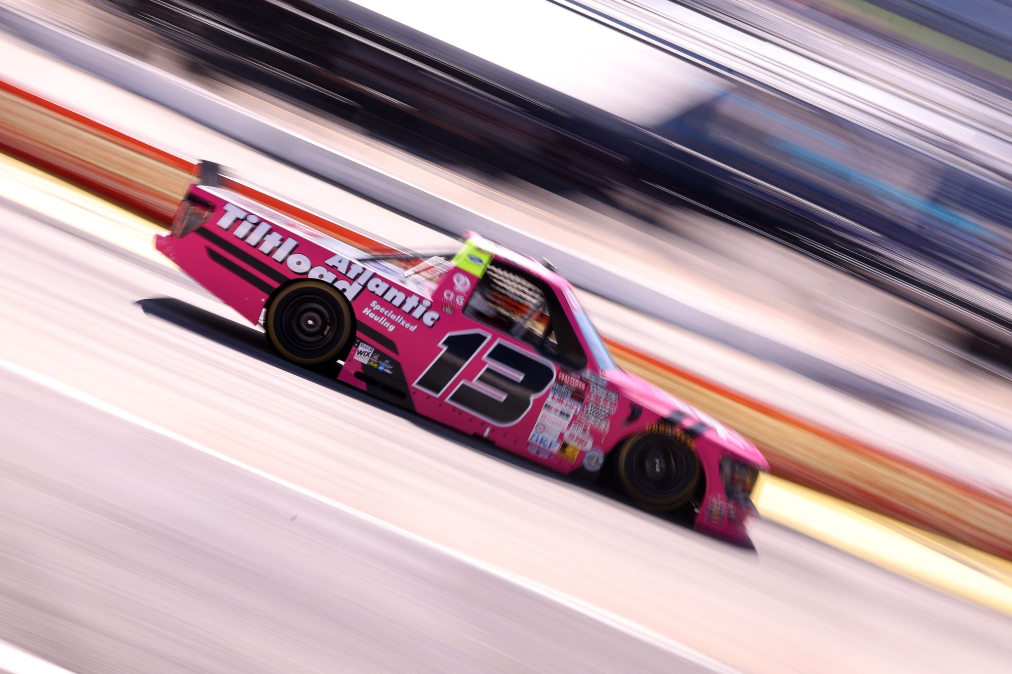 MARTINSVILLE, VIRGINIA - OCTOBER 30: Cole Butcher, driver of the #13 Atlantic Tilt Load Ford, practices for the NASCAR Craftsman Truck Series Black's Tire 200 presented by Down East Heating & Air Conditioning at Martinsville Speedway on October 30, 2026 in Martinsville, Virginia. (Photo by David Jensen/Getty Images) | Getty Images
