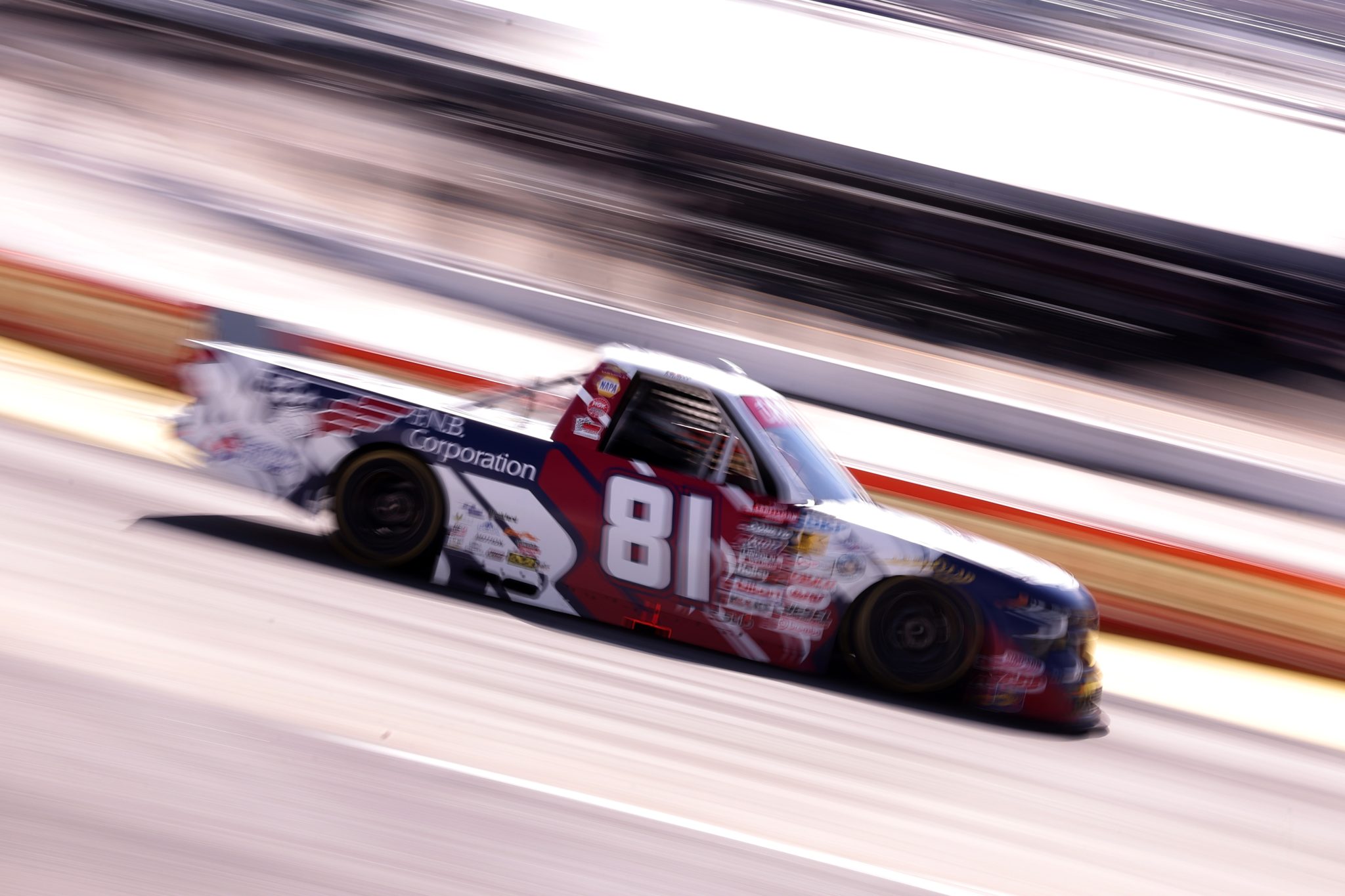 MARTINSVILLE, VIRGINIA - OCTOBER 30: Kris Wright, driver of the #81 F.N.B. Corporation Chevrolet, practices for the NASCAR Craftsman Truck Series Black's Tire 200 presented by Down East Heating & Air Conditioning at Martinsville Speedway on October 30, 2026 in Martinsville, Virginia. (Photo by David Jensen/Getty Images) | Getty Images
