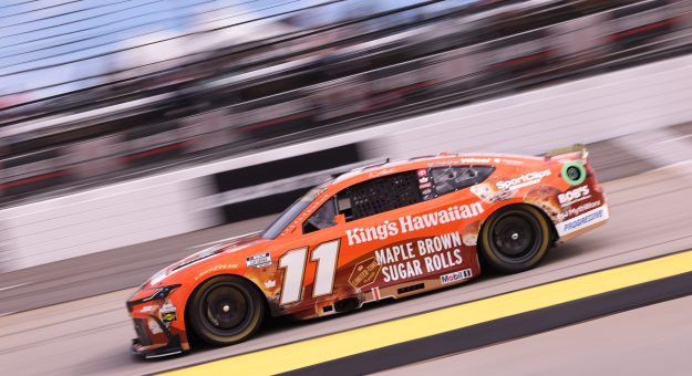 MARTINSVILLE, VIRGINIA - OCTOBER 31: Denny Hamlin, driver of the #11 King's Hawaiian Maple Brown Sugar Toyota, drives during practice for the NASCAR Cup Series Xfinity 500 at Martinsville Speedway on October 31, 2026 in Martinsville, Virginia. (Photo by David Jensen/Getty Images) | Getty Images