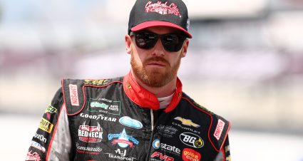 DARLINGTON, SOUTH CAROLINA - SEPTEMBER 05: Jeb Burton, driver of the #27 Capital City Towing Chevrolet, looks on during practice for the NASCAR O'Reilly Auto Parts Series Fleetio 200 at Darlington Raceway on September 05, 2026 in Darlington, South Carolina. (Photo by Meg Oliphant/Getty Images) | Getty Images