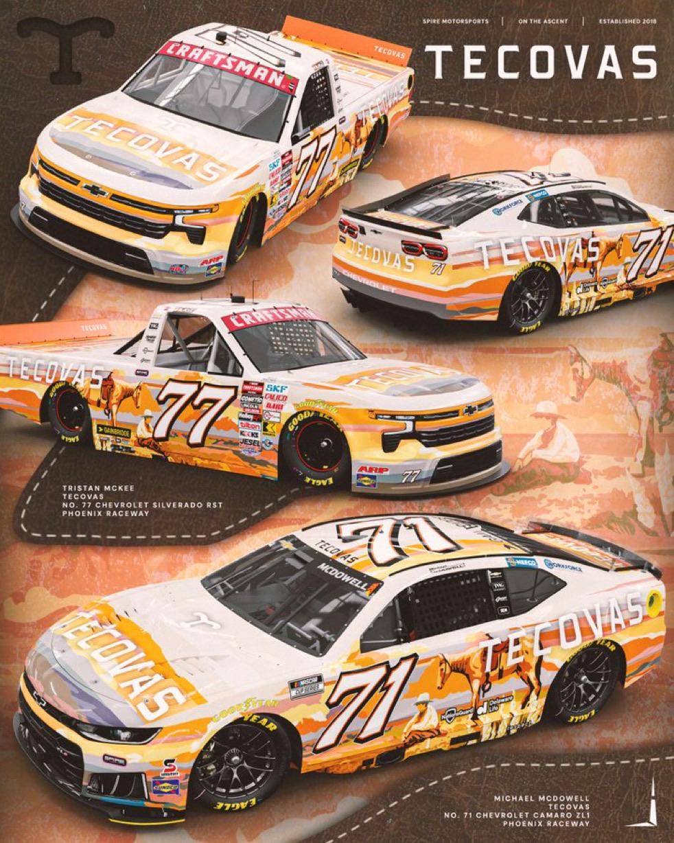 2026 Phoenix2 71 Cup 77 Trucks Tecovas