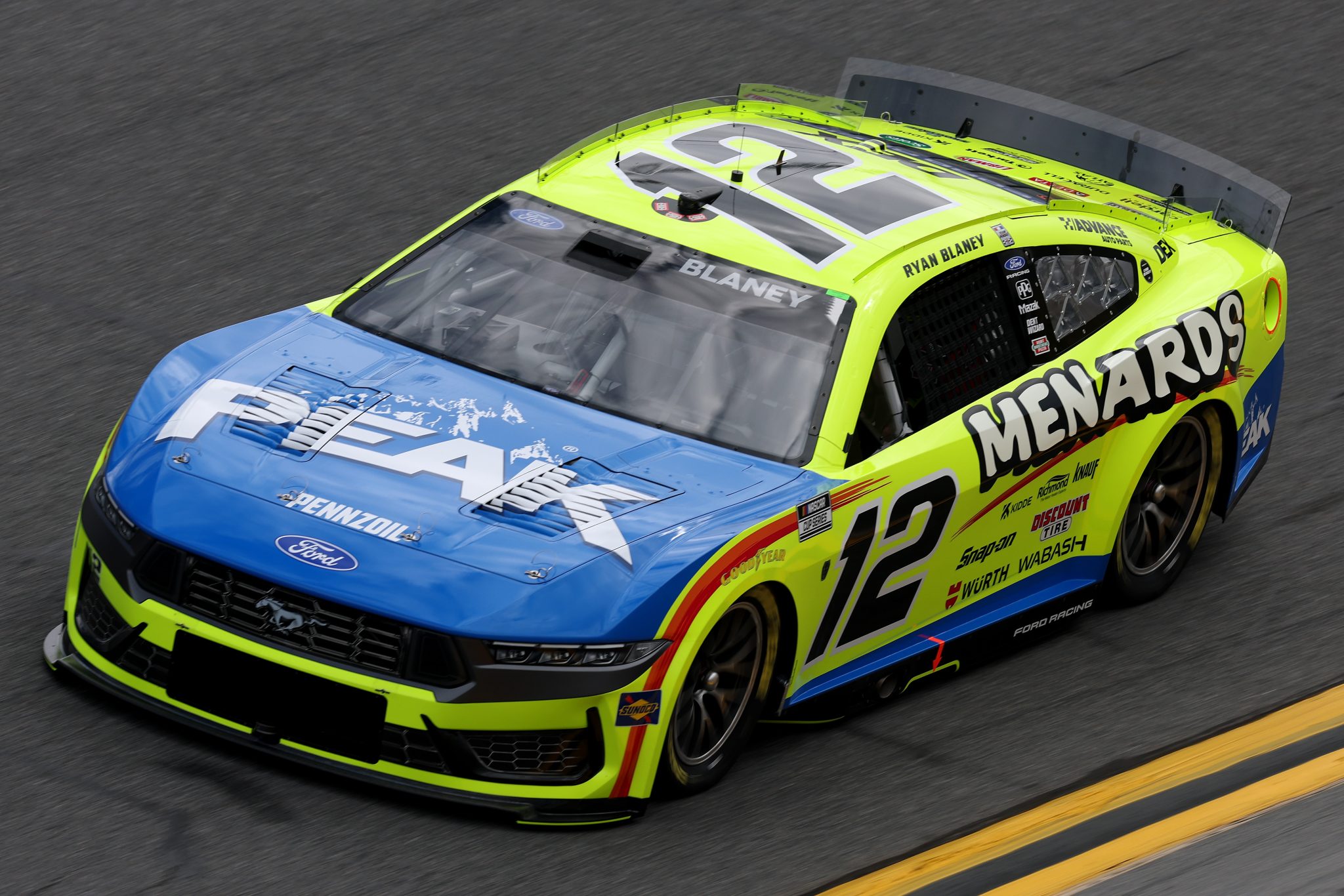 DAYTONA BEACH, FLORIDA - FEBRUARY 11: Austin Cindric, driver of the #2 Discount Tire Ford, drives during practice for the NASCAR Cup Series Daytona 500 at Daytona International Speedway on February 11, 2026 in Daytona Beach, Florida. (Photo by Chris Graythen/Getty Images) | Getty Images