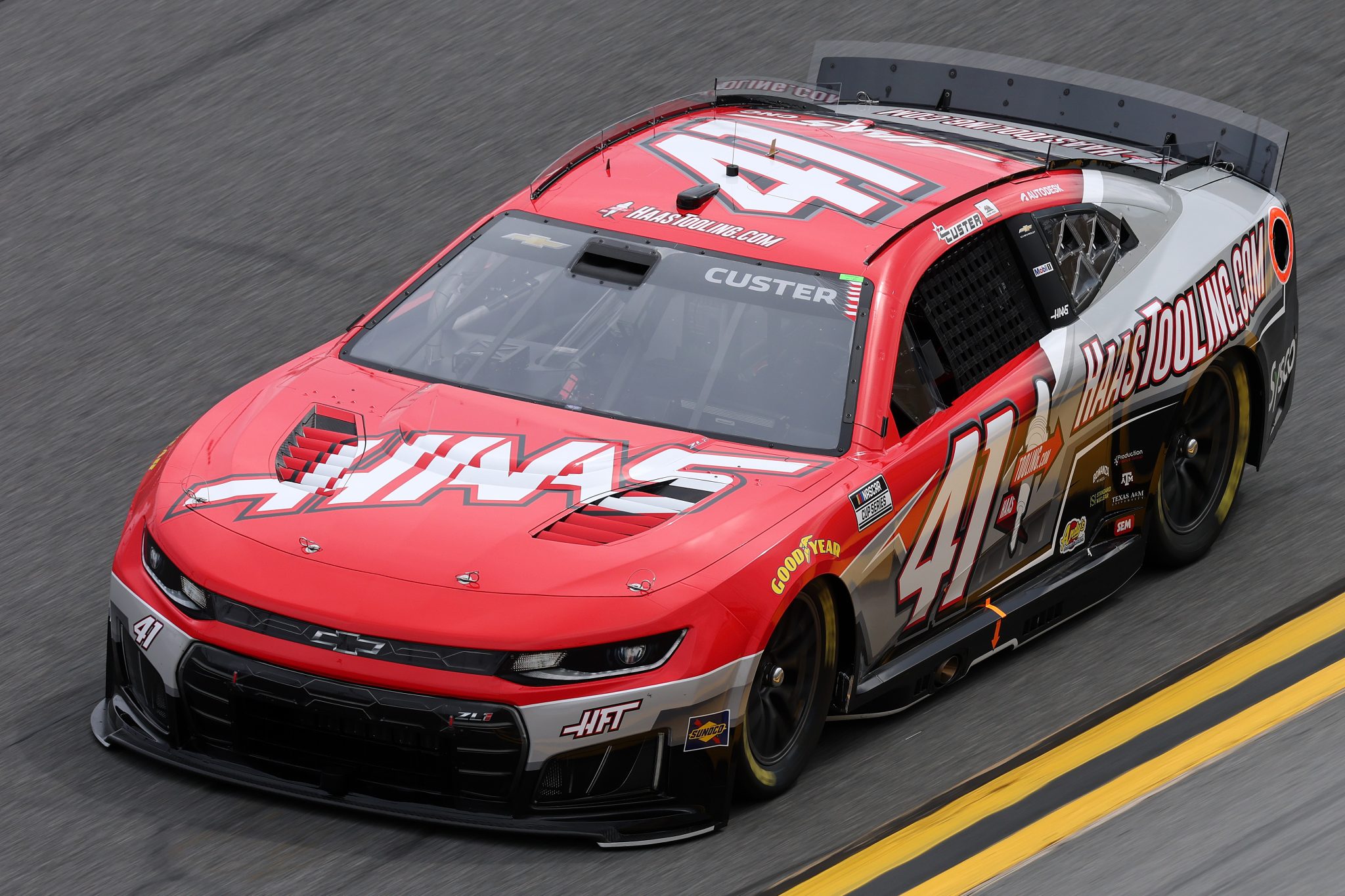 DAYTONA BEACH, FLORIDA - FEBRUARY 11: Cole Custer, driver of the #41 HaasTooling.com Chevrolet, drives during practice for the NASCAR Cup Series Daytona 500 at Daytona International Speedway on February 11, 2026 in Daytona Beach, Florida. (Photo by Chris Graythen/Getty Images) | Getty Images