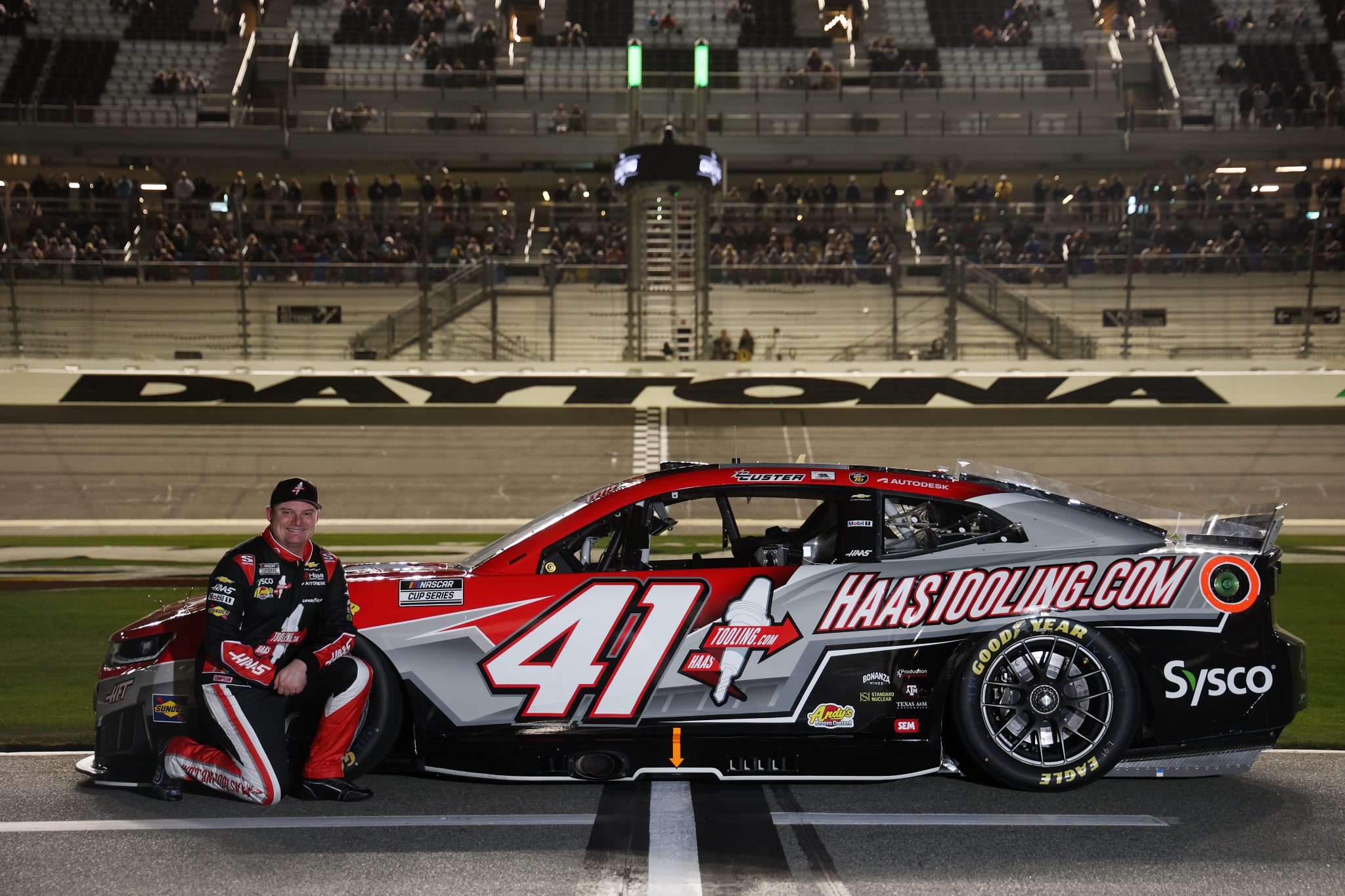 DAYTONA BEACH, FLORIDA - FEBRUARY 11: Cole Custer, driver of the #41 HaasTooling.com Chevrolet, poses for a photo during qualifying for the NASCAR Cup Series Daytona 500 at Daytona International Speedway on February 11, 2026 in Daytona Beach, Florida. (Photo by Chris Graythen/Getty Images) | Getty Images