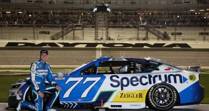 DAYTONA BEACH, FLORIDA - FEBRUARY 11: Carson Hocevar, driver of the #77 Spectrum Chevrolet, poses for a photo during qualifying for the NASCAR Cup Series Daytona 500 at Daytona International Speedway on February 11, 2026 in Daytona Beach, Florida. (Photo by Chris Graythen/Getty Images) | Getty Images