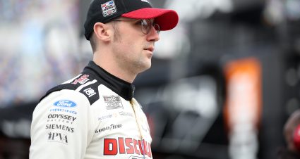 DAYTONA BEACH, FLORIDA - FEBRUARY 11: Austin Cindric, driver of the #2 Discount Tire Ford, looks on during practice for the NASCAR Cup Series Daytona 500 at Daytona International Speedway on February 11, 2026 in Daytona Beach, Florida. (Photo by James Gilbert/Getty Images) | Getty Images