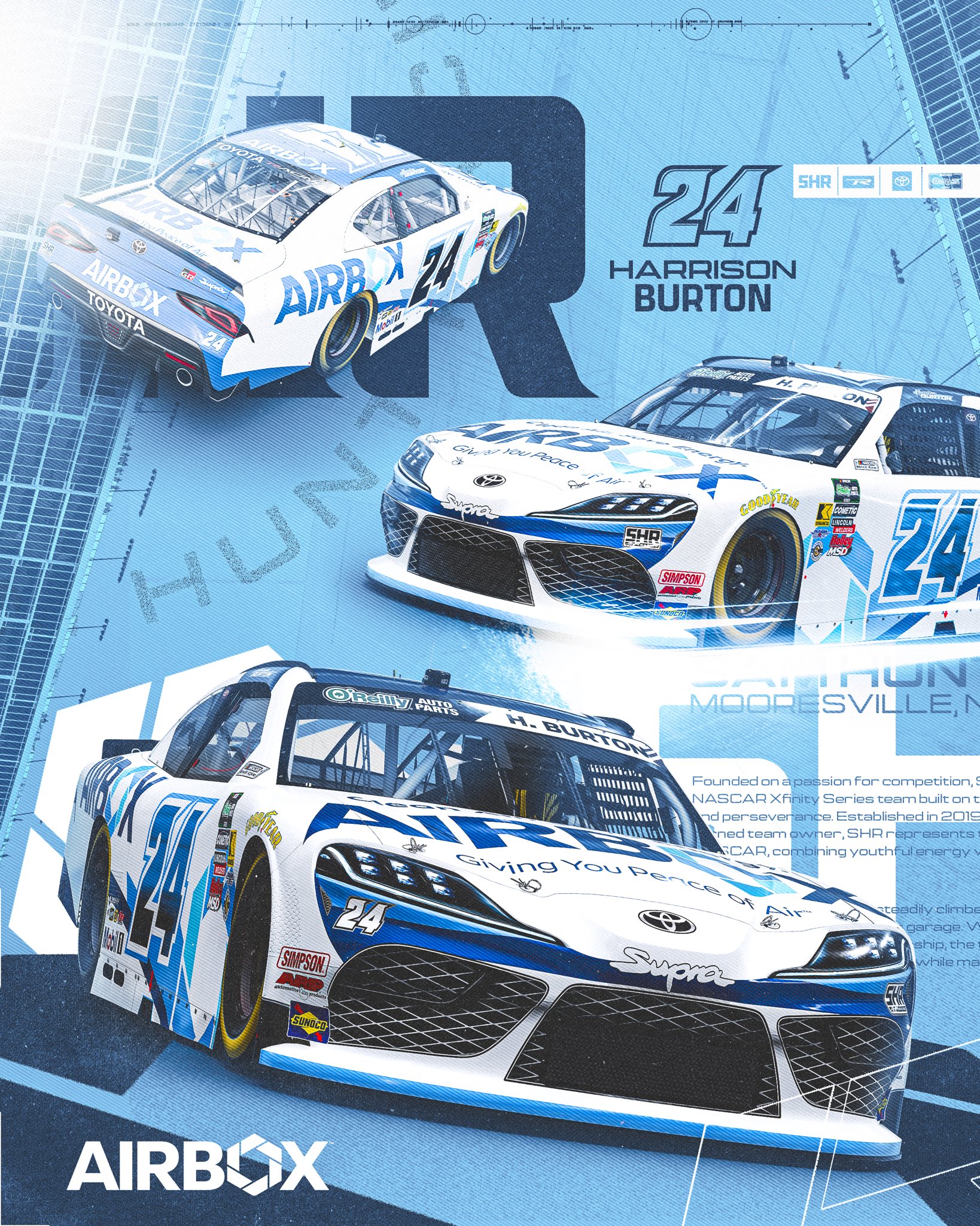Harrison Burton Airbox