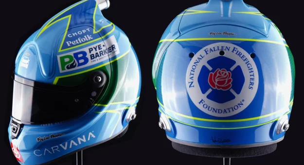 Visit Jimmie Johnson unveils ‘Helmet of Heroes’ tribute at DAYTONA 500 honoring fallen firefighters page
