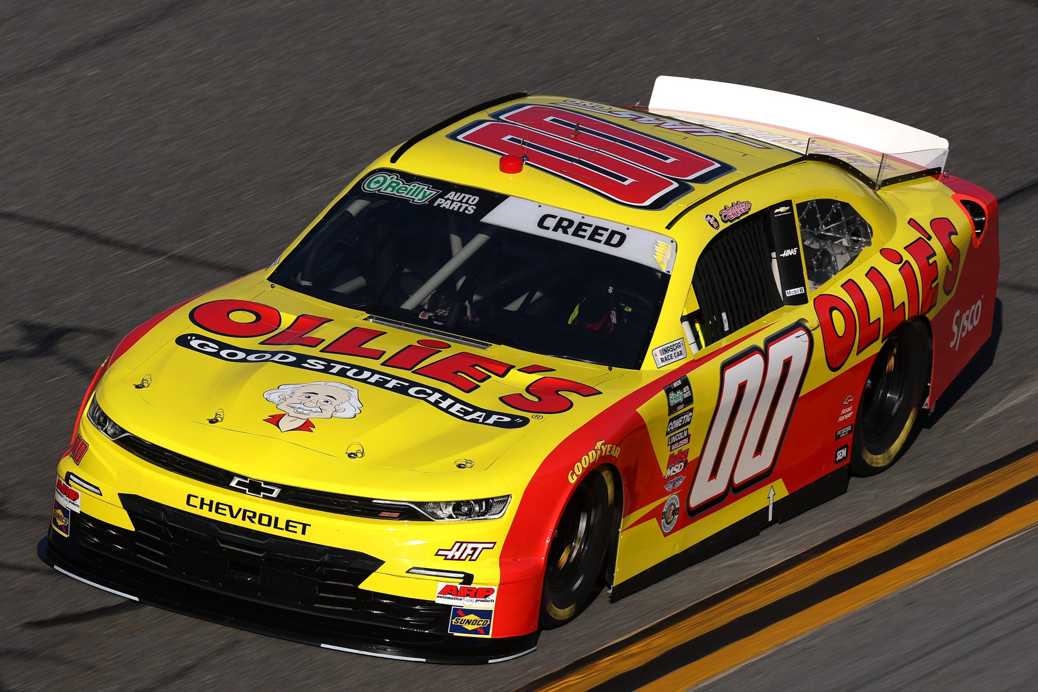 DAYTONA BEACH, FLORIDA - FEBRUARY 13: Sheldon Creed, driver of the #00 Ollie's Chevrolet, drives during practice for the NASCAR Cup Series Daytona 500 at Daytona International Speedway on February 13, 2026 in Daytona Beach, Florida. (Photo by Chris Graythen/Getty Images) | Getty Images