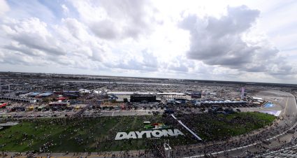 DAYTONA BEACH, FLORIDA - FEBRUARY 15: A general view of  NASCAR fans on the infield grass prior to the NASCAR Cup Series Daytona 500 at Daytona International Speedway on February 15, 2026 in Daytona Beach, Florida. (Photo by Kevin C. Cox/Getty Images) | Getty Images